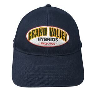 Grand Valley Hybrids Strapback Baseball Cap Blue One Size Adjustable Impact